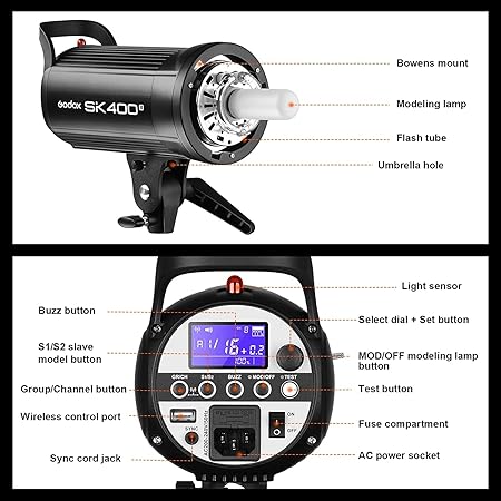 Godox SK400II Single Head Studio Flash Godox SK400II Single Head Studio Flash